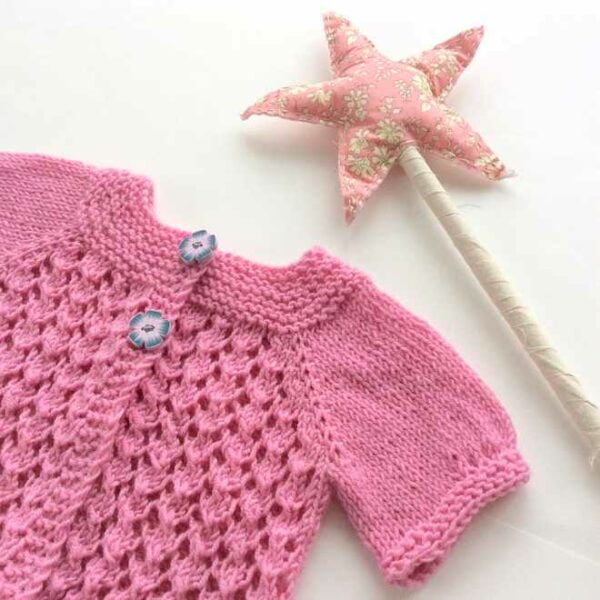 NAME IT NKFNIRILIS LS Short Boxy Knit, Pull Tricoté Fille, Phlox Pink
