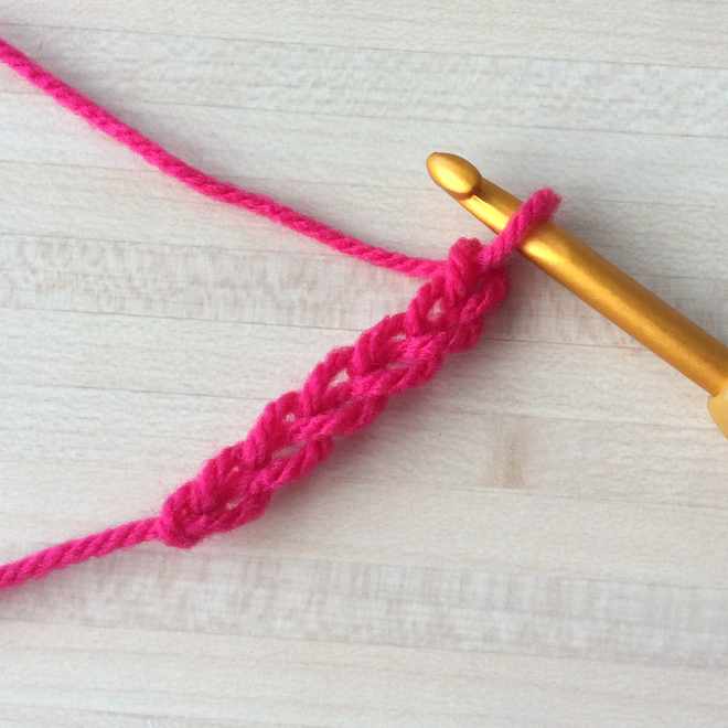 Chainette au crochet