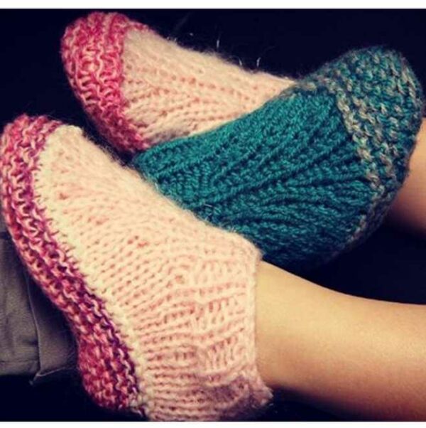 Chaussons Tricot Facile Gratuit Adultenull