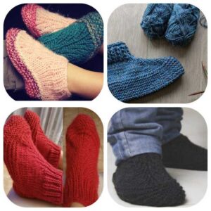 Because adults also need knitted slippers !! Free pattern inside Knitting