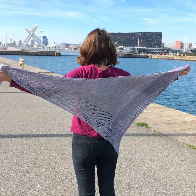 Modèle de châle tricot Kettricken
