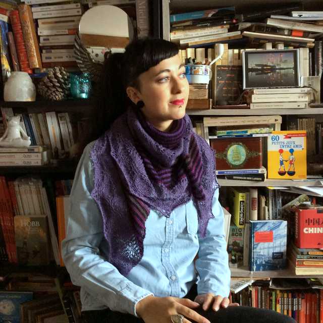 Lady Patience violet tricot