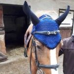 Bonnet au crochet pour cheval