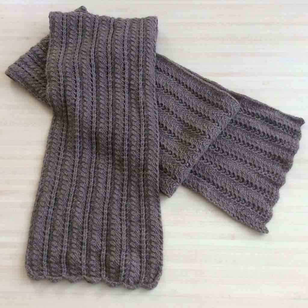 comment tricoter une écharpe au tricot pour femme - tutoriel gratuit