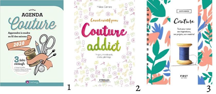 agenda et carnets de couture - bibliothèque de la couturière