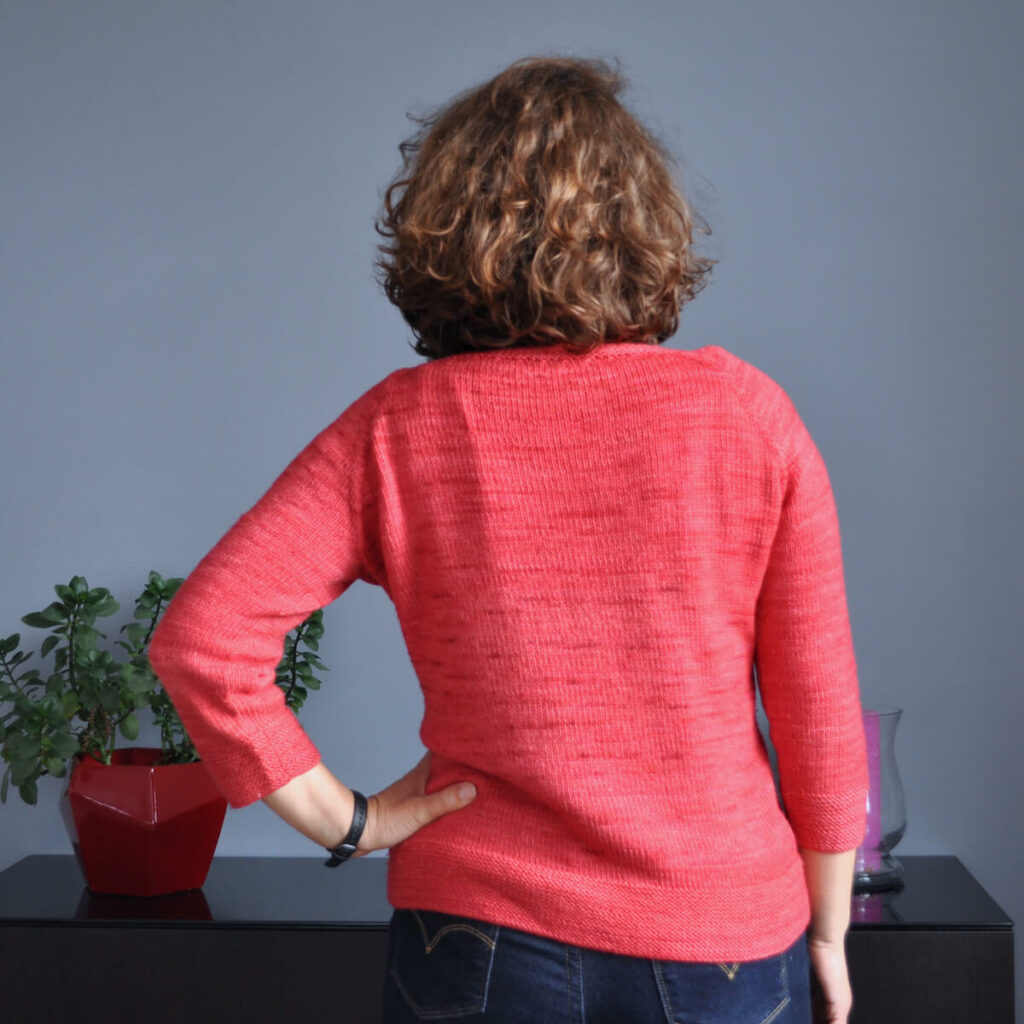 dos du pull tricot femme pont neuf