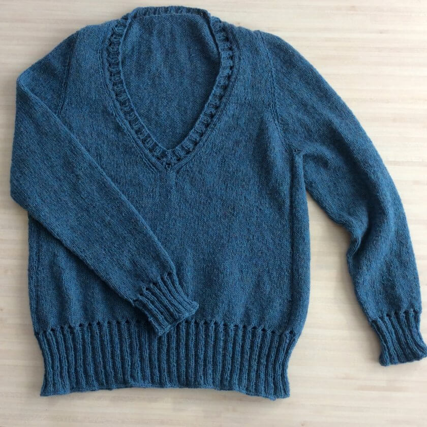 modèle de pull femme à tricoter Báirbre