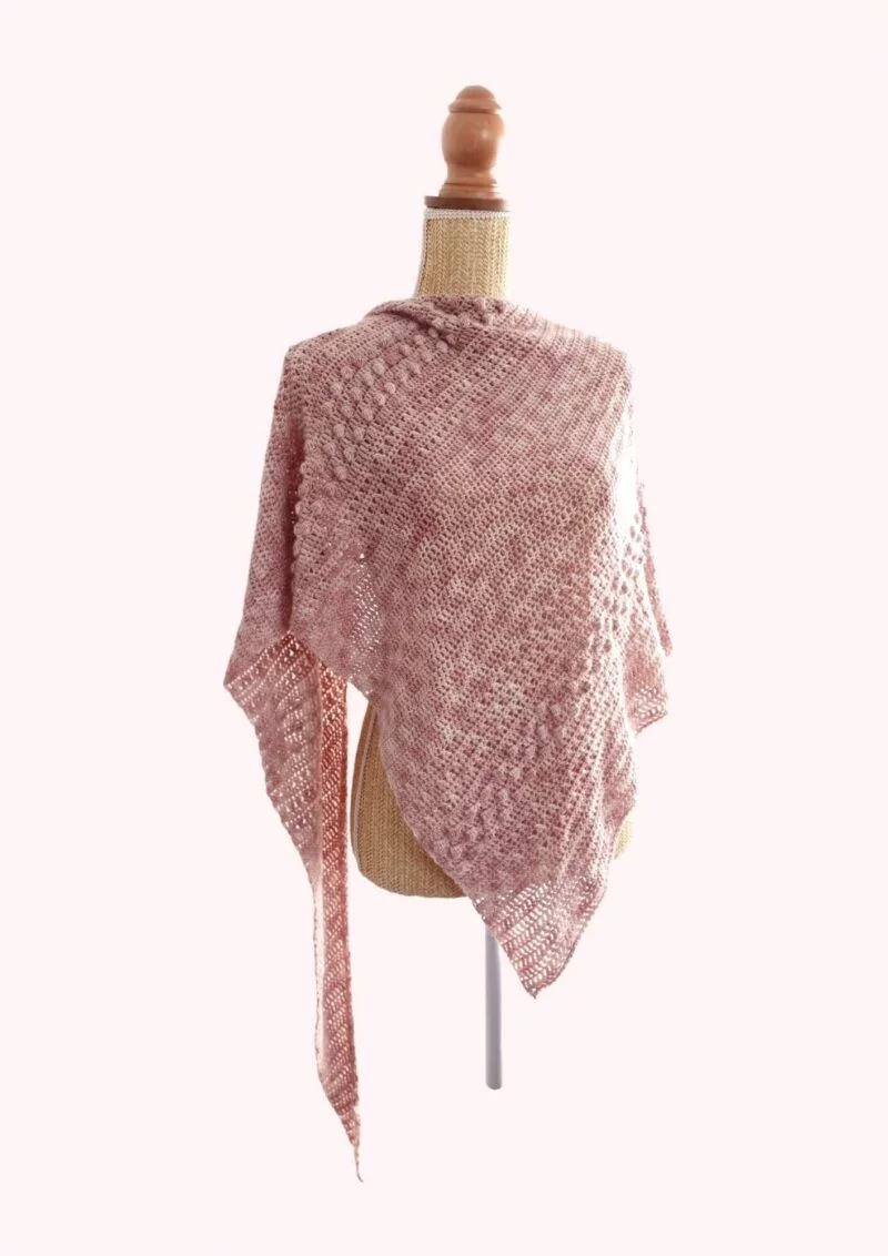 xTuto pour faire le châle au crochet Elliana d'Aglaé Laser, un modèle moderne et facile Elliana, un patron à télécharger