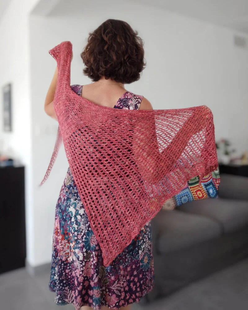 Tutoriel facile du châle au crochet et en dentelle Dame de Lotus
