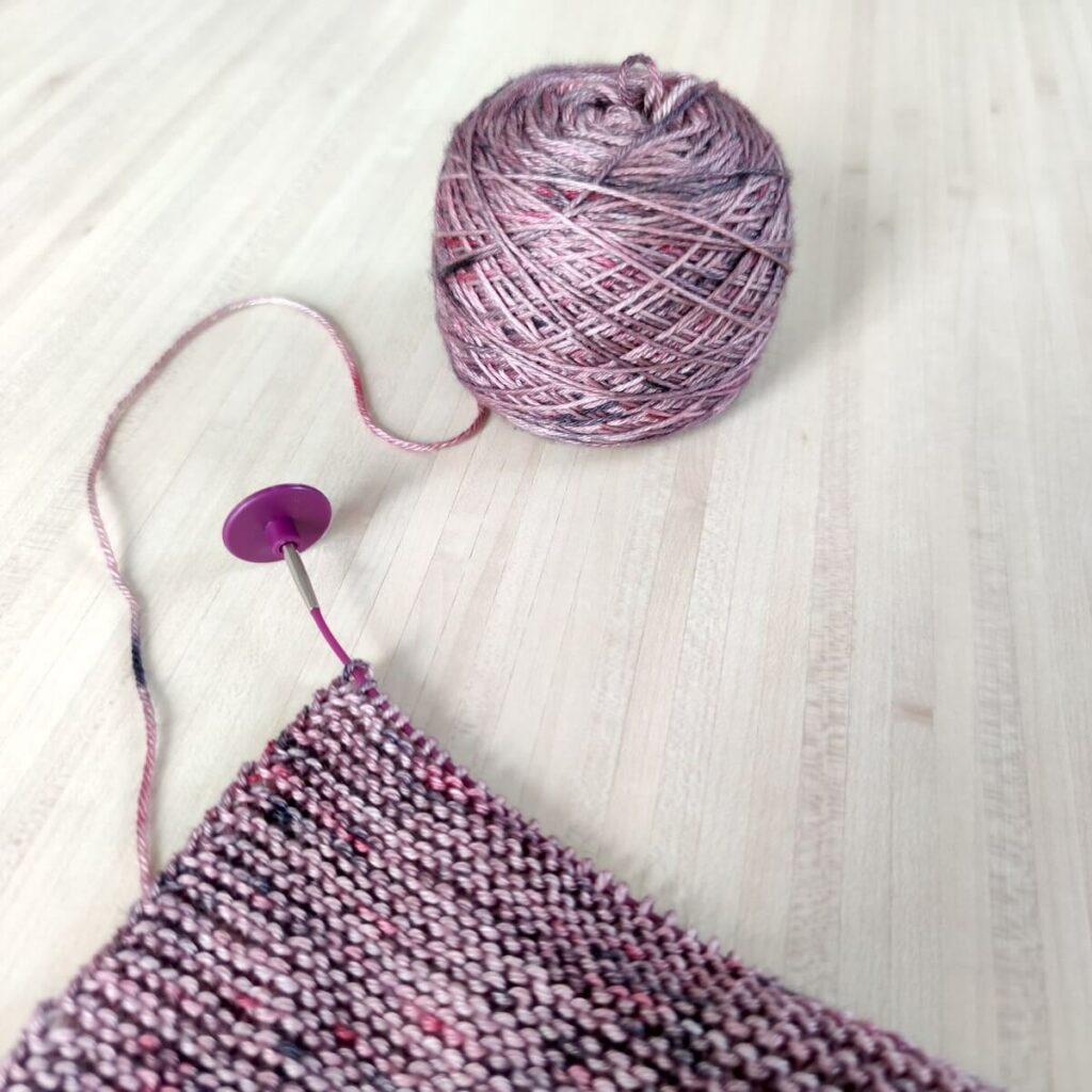 Accessoire de tricot : embout knitpro pour ne pas perdre de mailles