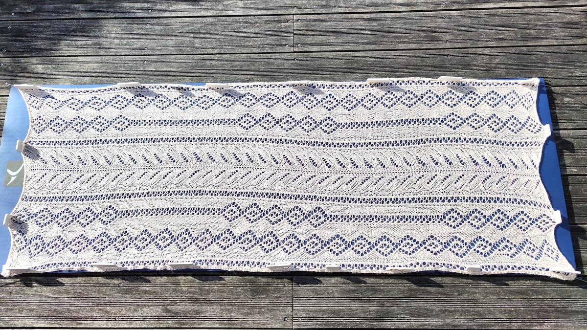 Le blocage au tricot et au crochet. Comment le faire ? Bloquer