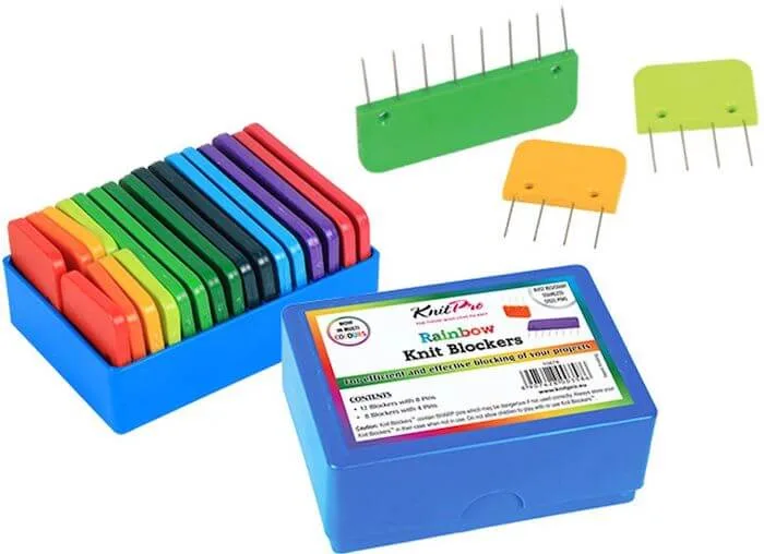 Kit de blocage pour le tricot, peigne Knit Pro