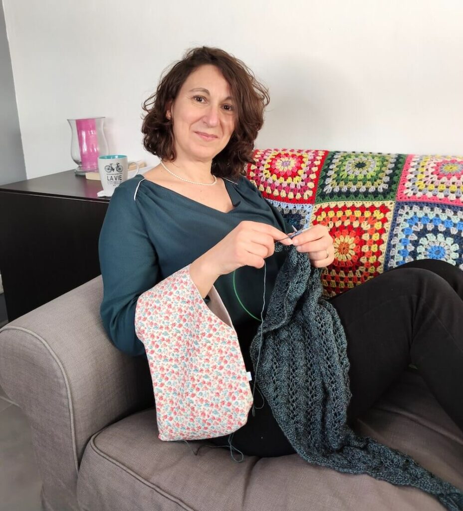 sac nomade pour transporter son tricot