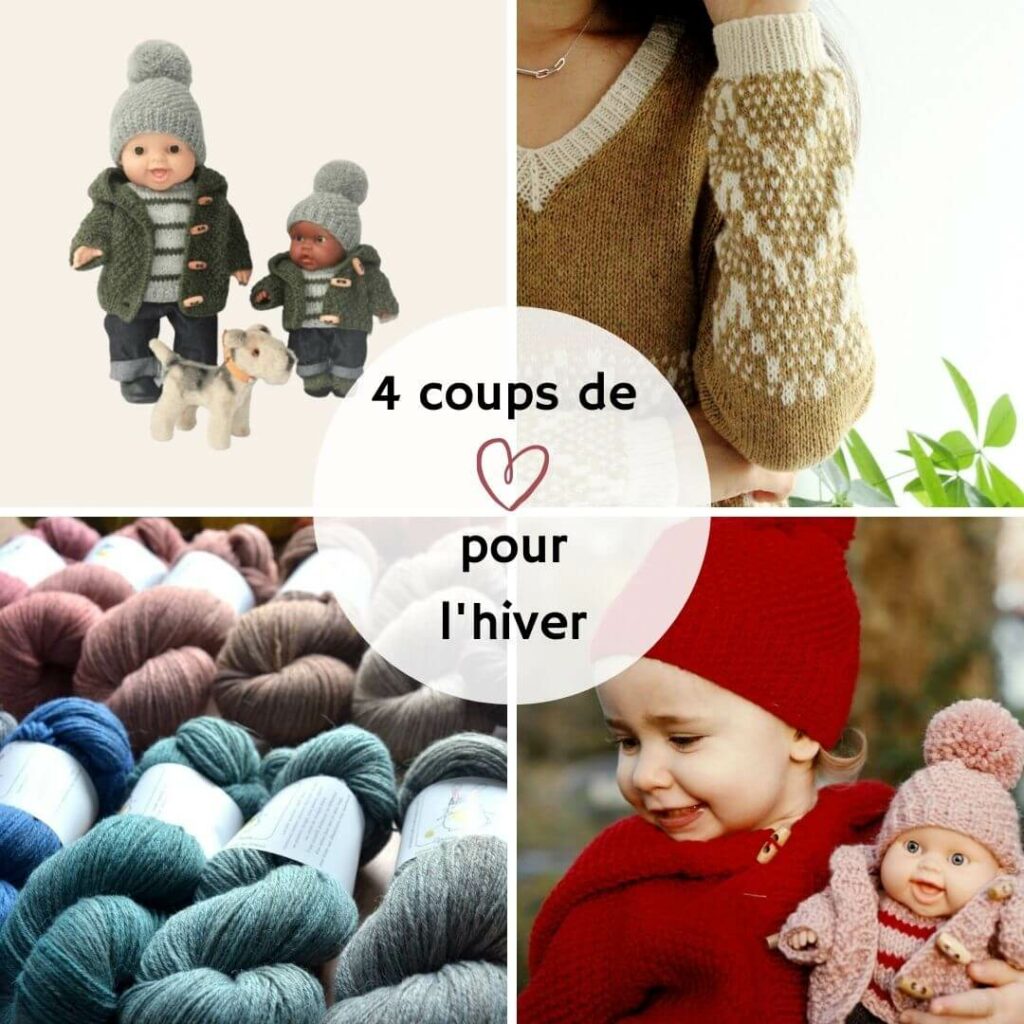idées tricot pour l'hiver, écheveaux de laine, enfants, pull femme et accessoires
