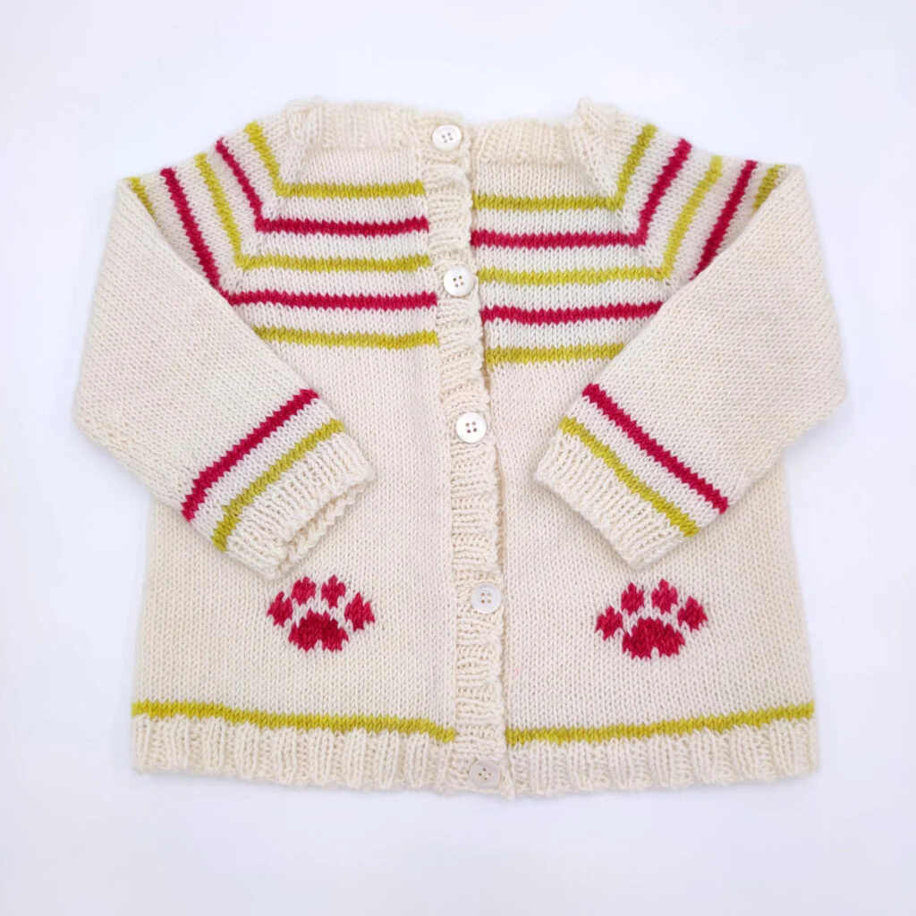 Cardigan Tricot Pour Fille 128 - Pull Unisexe Enfants Bébés - Col Haut Doux - Couleurs Vives 2024