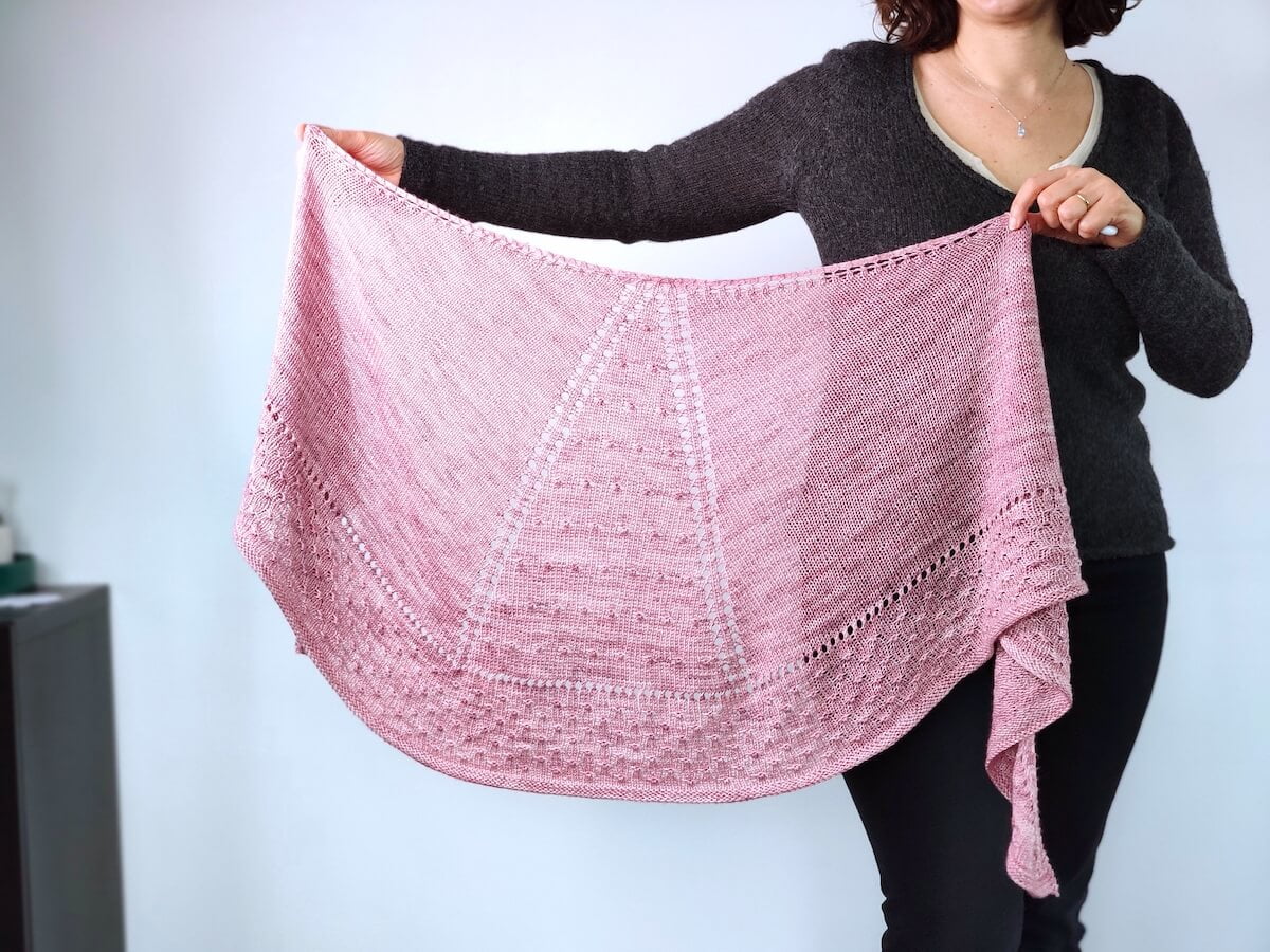 Modèle Châle Tricot Femme Gratuit à Télécharger EssenCiel, un châle facile au tricot (Patron)