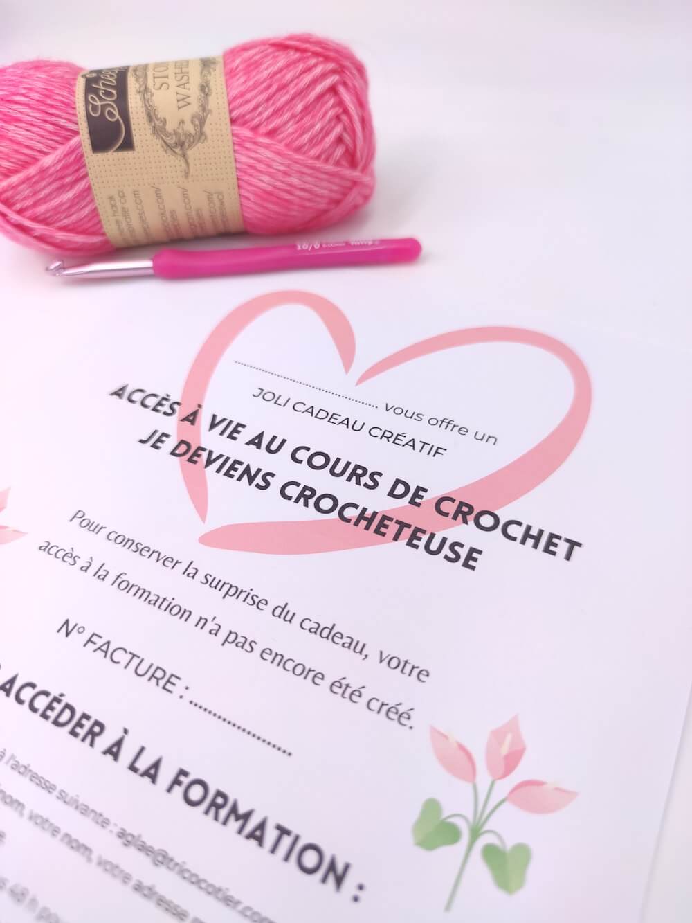 cadeau au crochet pour femme