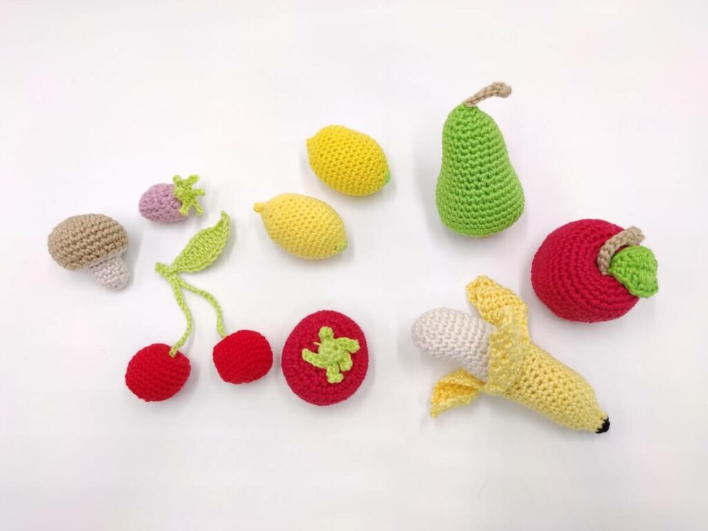 Adorable dinette : fruits et légumes à crocheter