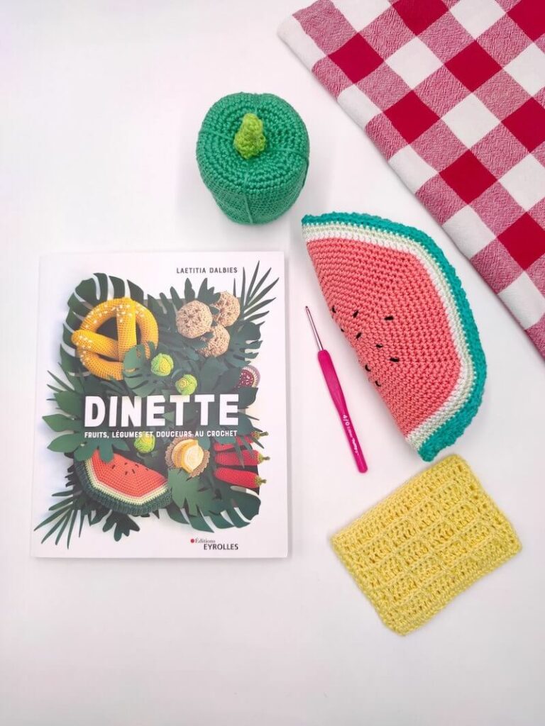 Dinette au crochet : comment crocheter des fruits, des légumes et des gâteaux. Tutoriels