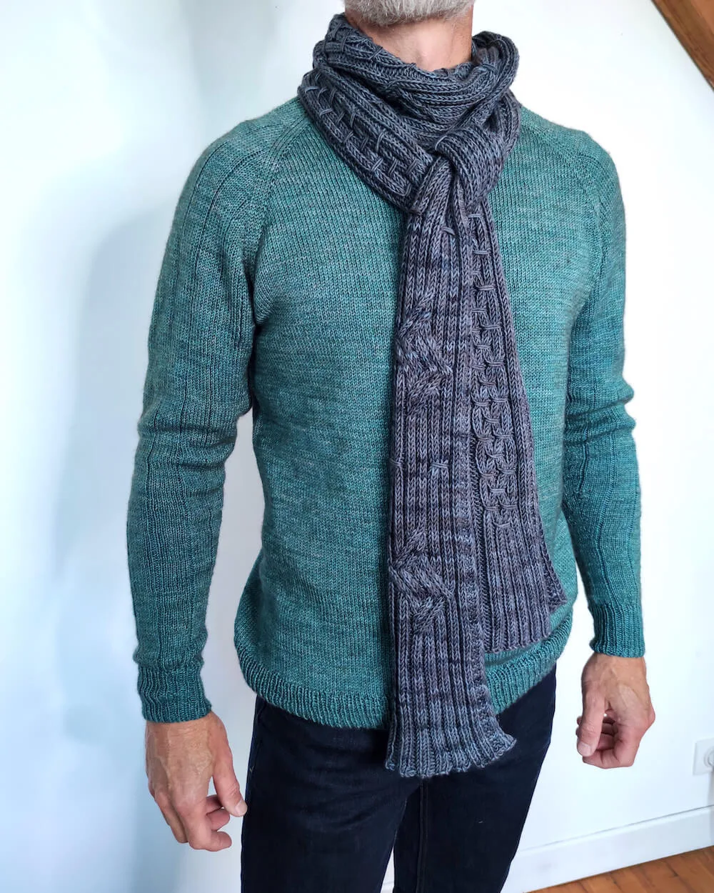 Tricot homme, une jolie écharpe à offrir