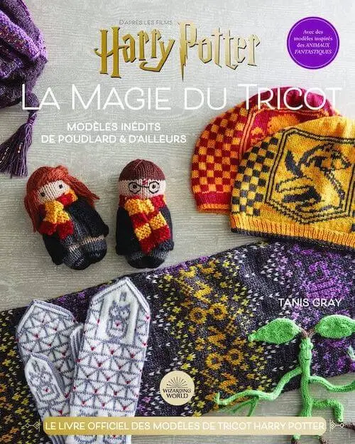 Livre Harry Potter, la magie du tricot, un joli cadeau de Noël pour une tricoteuse