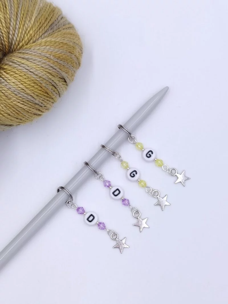 anneaux marqueurs droite et gauche pour se répérer dans son tricot