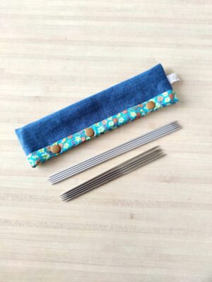 étui pour aiguilles double pointe 20 cm