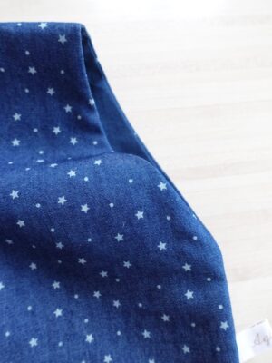 sac à tricot couleur denim