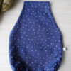 Sac à tricot en tissu chambray avec des étoiles, idée cadeau pour tricoteuse