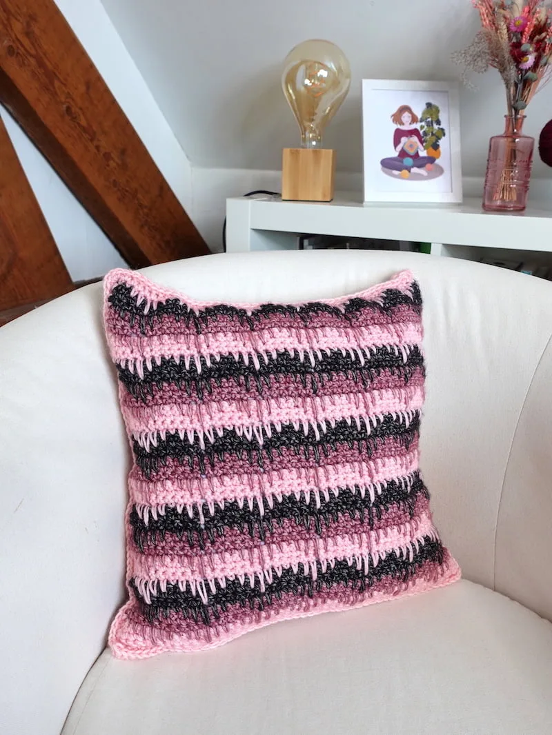 Tutoriel crochet pour faire une housse de coussin