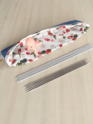 trousse pour aiguilles double pointes grandes taille