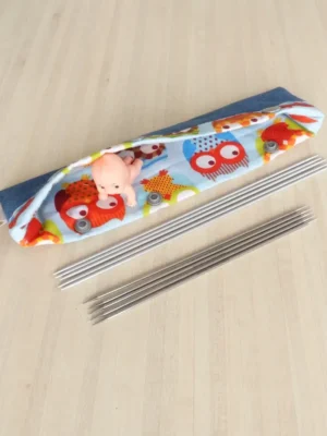 trousse pour aiguilles double pointes grandes taille