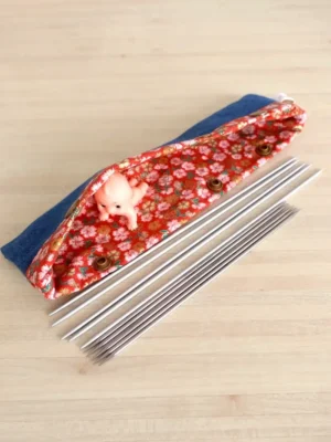 trousse pour aiguilles double pointes grandes taille