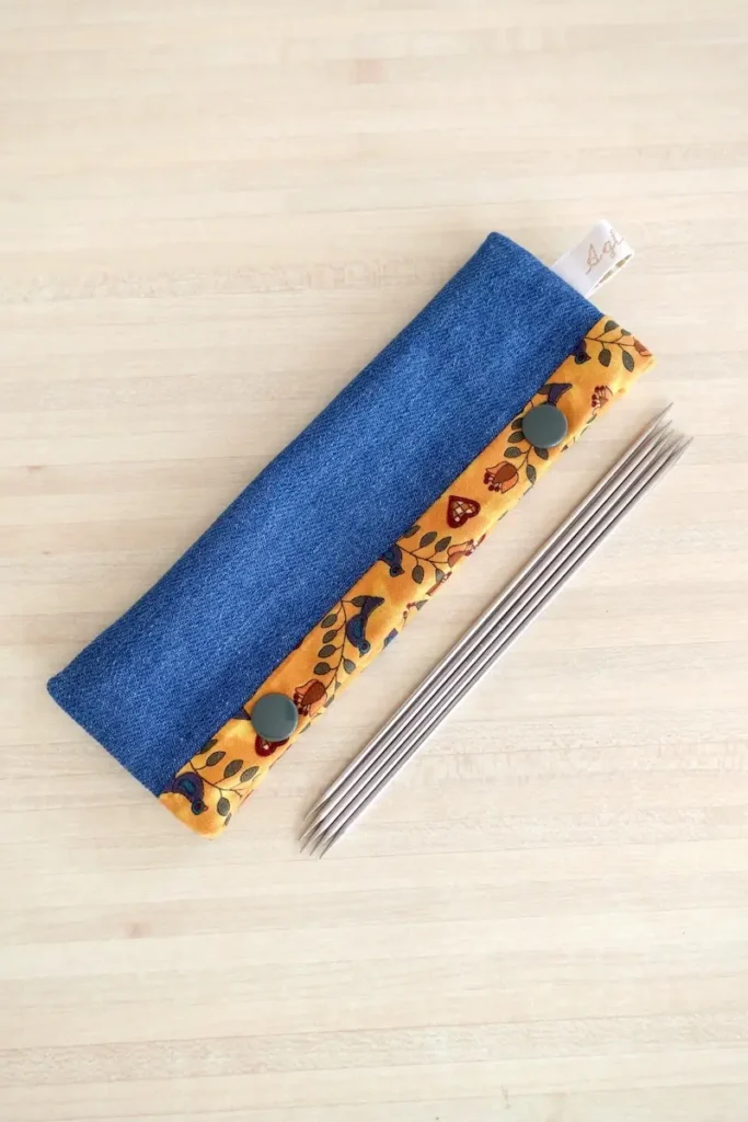 pochette pour aiguilles double-pointes