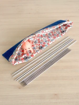 trousse pour aiguilles double pointes grandes taille