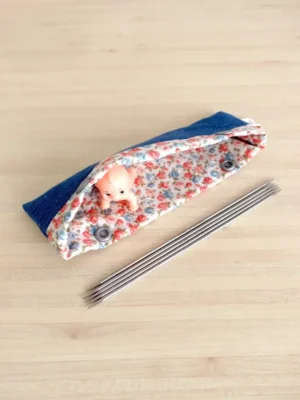 étui pour aiguilles à tricoter des chaussettes