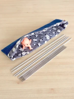 trousse pour aiguilles double pointes grandes taille