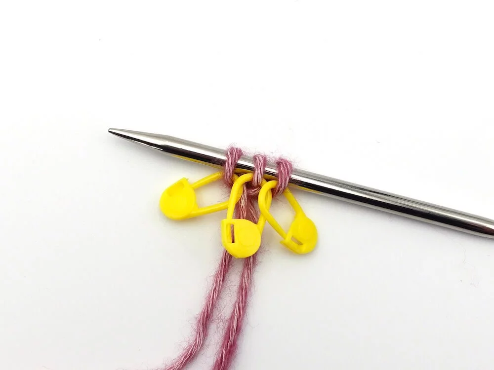 Tutoriel pour faire le début de châle avec le Garter Tab Cas On
