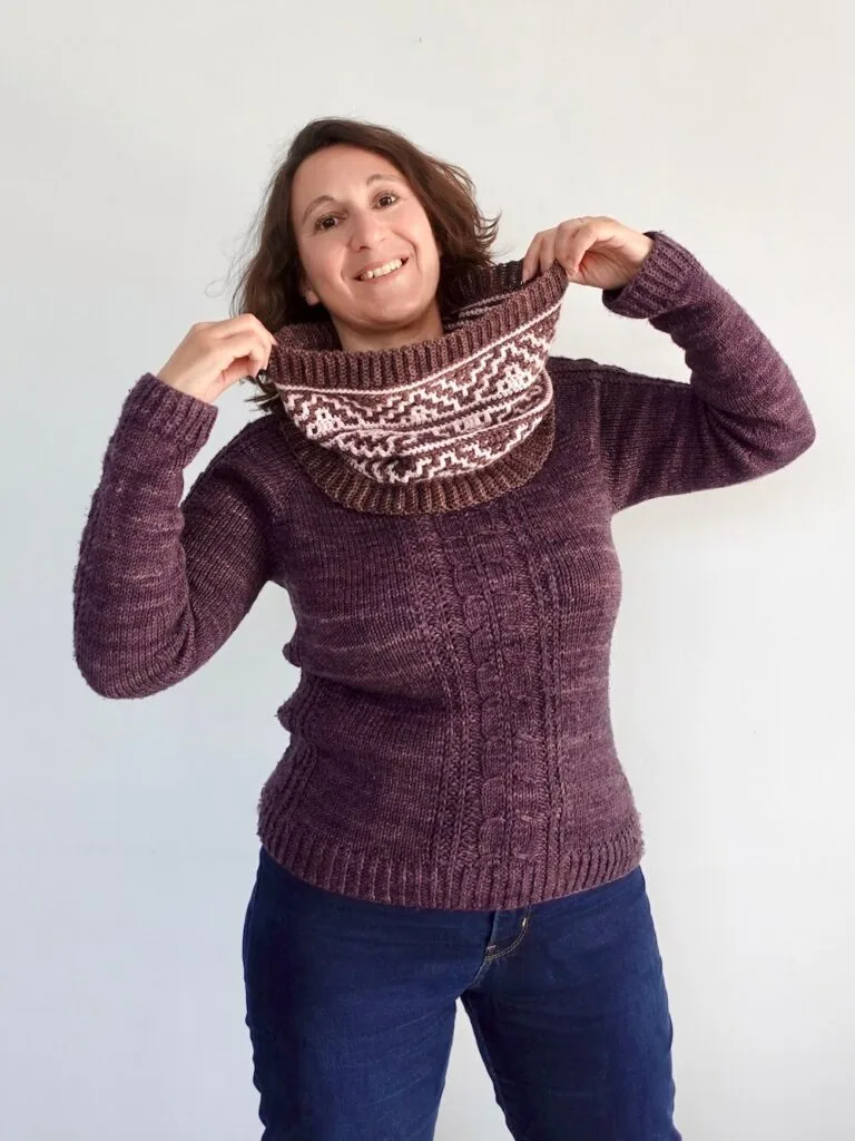 Col au crochet Pyramis, un modèle rapide à faire. Tuto détaillé, technique de la mosaïque au crochet