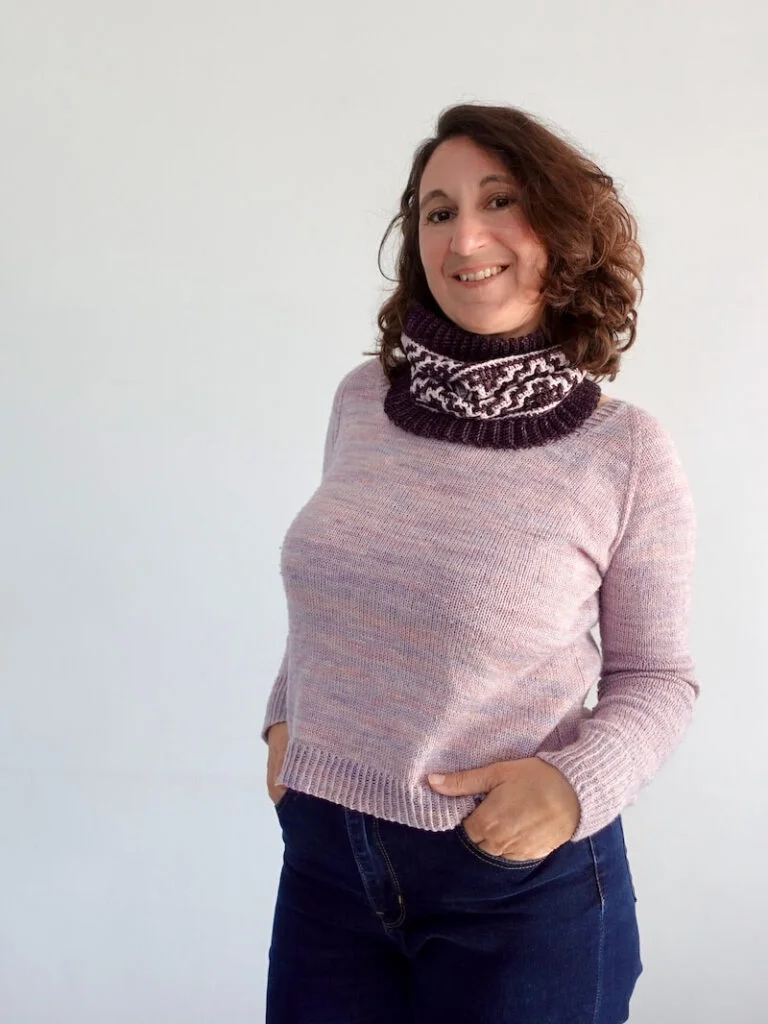Col au crochet Pyramis, un modèle rapide à faire. Tuto détaillé, technique de la mosaïque au crochet