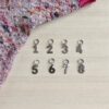 Marqueurs numérotés de 1 à 8 pour tricoter, parfaits pour séparer les sections pour les chaussettes