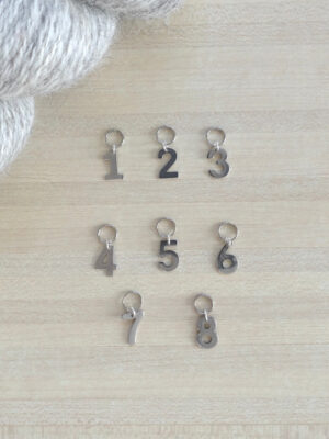 Anneaux marqueurs avec des numéros, pratiques pour le tricot