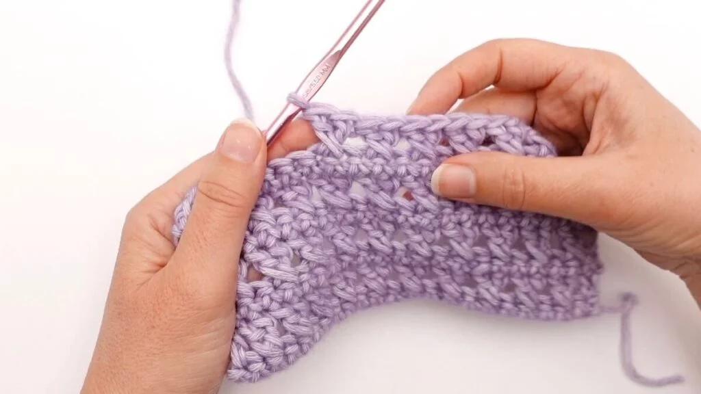 Tutoriel crochet pour faire des brides croisées, en vidéo et en photos