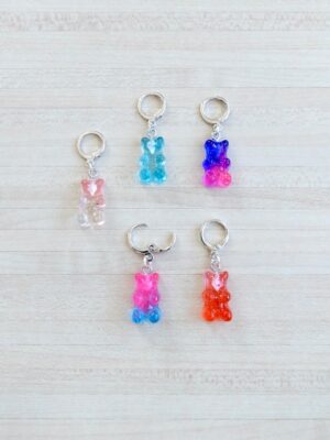 Anneaux marqueurs pour le tricot comme des bonbons haribo