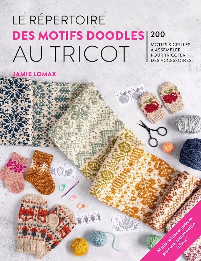 Le répertoire des motifs doodles au tricot