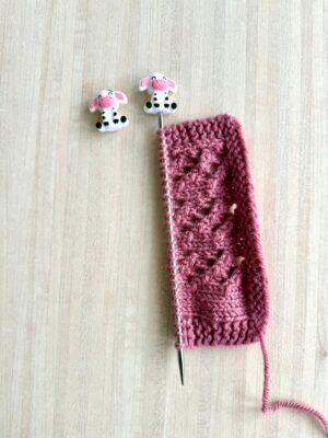 Embouts vaches rigolotes, stoppeurs de mailles pour protéger les pointes de vos aiguilles à tricoter, accessoires pour le tricot, idée de cadeau pour tricoteuses