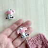 Embouts vaches rigolotes, stoppeurs de mailles pour protéger les pointes de vos aiguilles à tricoter, accessoires pour le tricot, idée de cadeau pour tricoteuses
