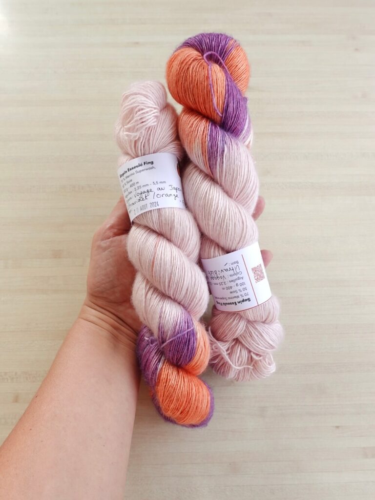 Echeveaux de fil pooling roses
