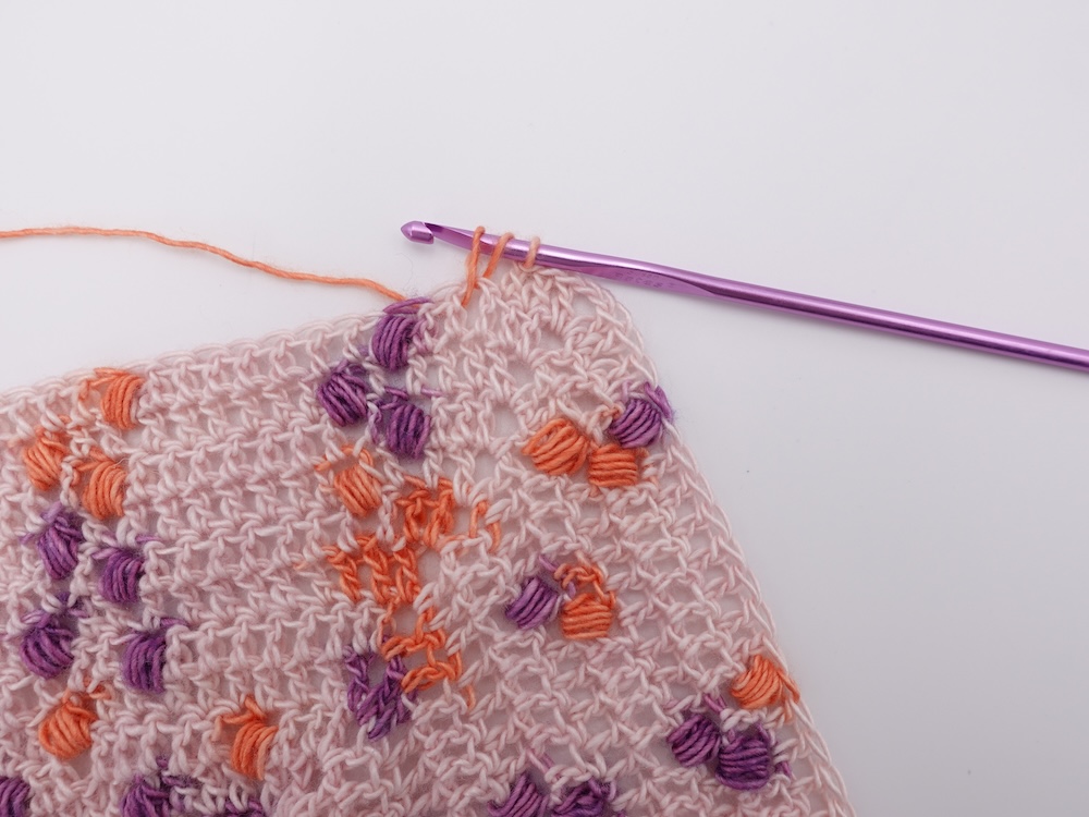 point soufflé au crochet
