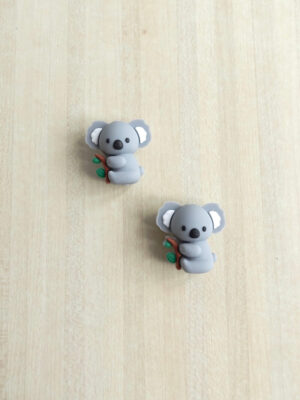 Embouts adorables koalas, stoppeurs de mailles pour protéger les pointes de vos aiguilles à tricoter, accessoires pour le tricot, idée de cadeau pour tricoteuses